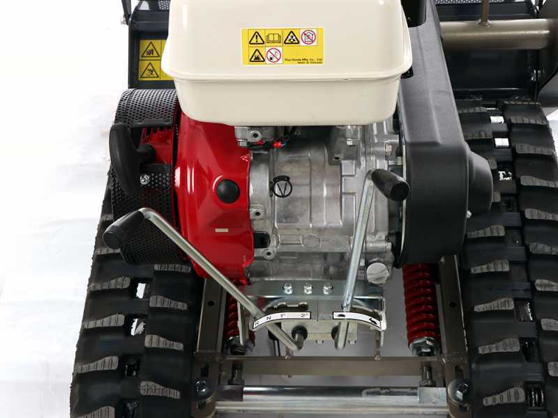 Benassi T900HD - Tondeuse d&eacute;broussailleuse professionnelle &agrave; couteaux &agrave; chenilles - Honda GX390