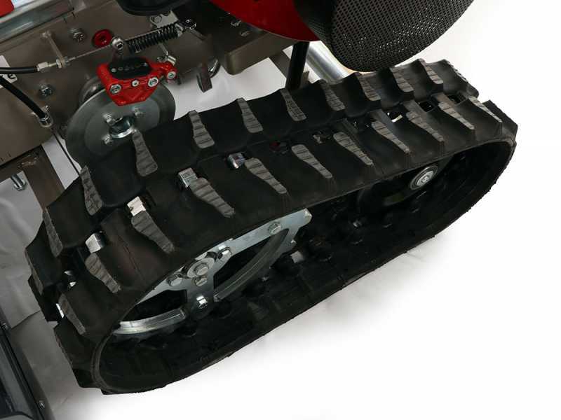 Benassi T900HD - Tondeuse d&eacute;broussailleuse professionnelle &agrave; couteaux &agrave; chenilles - Honda GX390