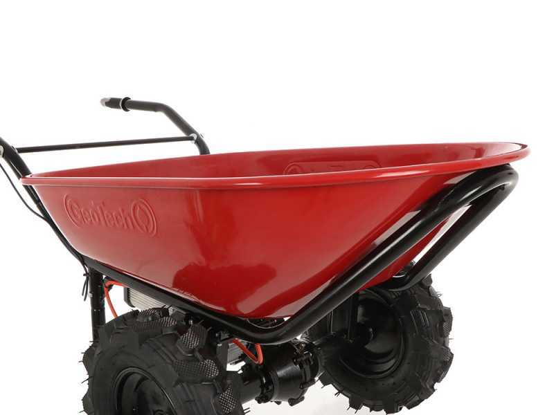 Brouette &eacute;lectrique avec roues traktor Geotech CAR 260T-100 - Batterie de 40V et 6 Ah