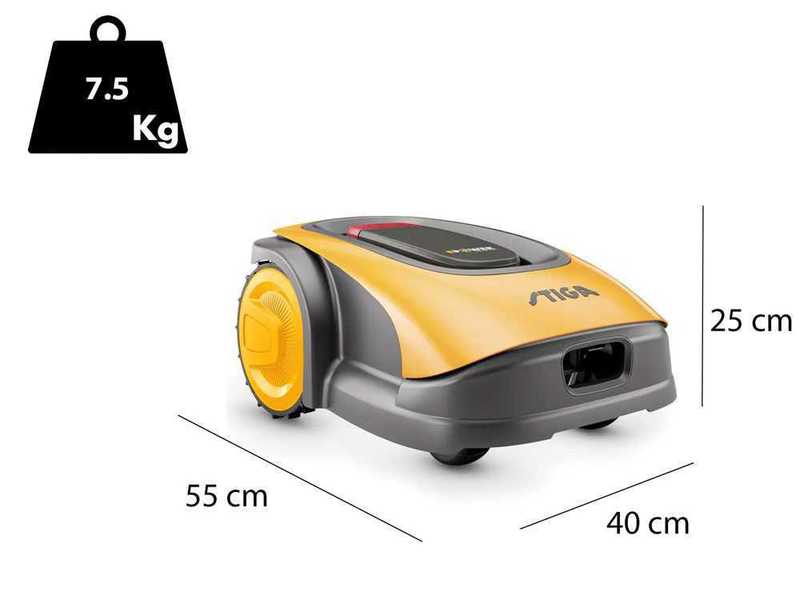 Stiga G 300 - Robot tondeuse - avec batterie E-Power de 2 Ah