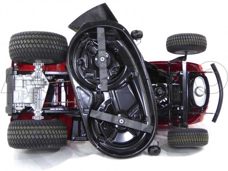 Castelgarden XD 150 - Tondeuse autoport&eacute;e  avec &eacute;jection lat&eacute;rale et plateau de coupe de 98 cm