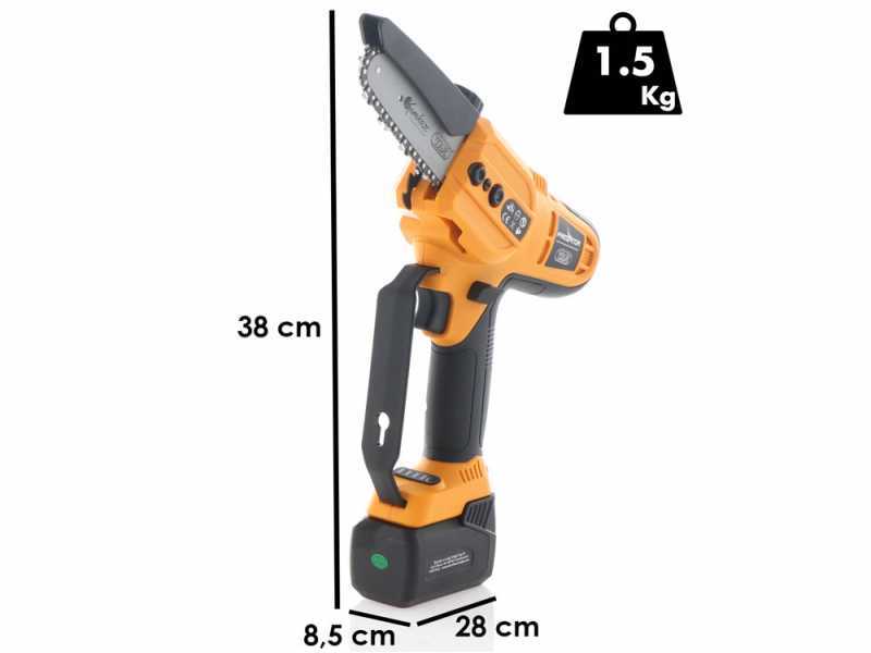 &Eacute;lagueuse sur batterie Volpi PVS5001 - avec batterie 14.4V 4 Ah
