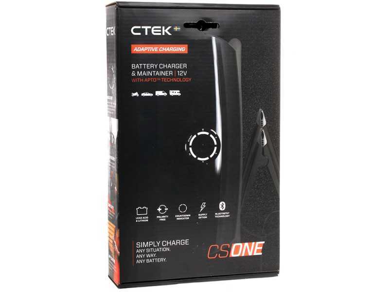 CTEK CS-ONE - Chargeur de batterie/mainteneur de charge adaptatif - Recharge adaptative