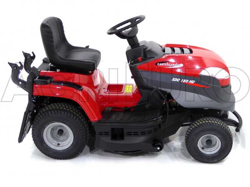Castelgarden XDC 150 HD - Tracteur tondeuse  - bo&icirc;te de vitesses hydrostatique - bac de ramassage