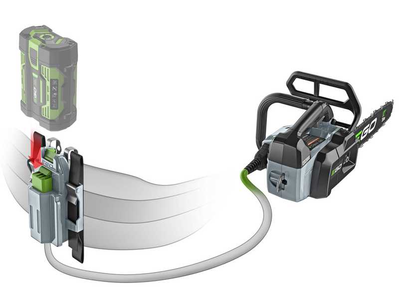 EGO CSX3000 - Tron&ccedil;onneuse d&rsquo;&eacute;lagage &agrave; batterie - 56V 4Ah - 30cm