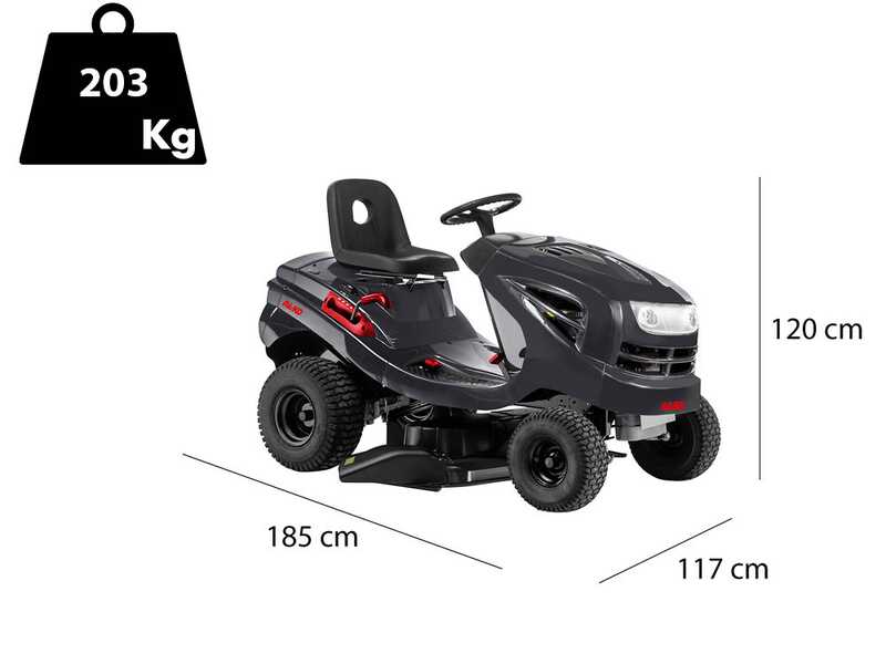 AL-KO T15 93.2 HDS-A Easy - Tracteur tondeuse  avec &eacute;jection lat&eacute;rale  - 8.5 kW