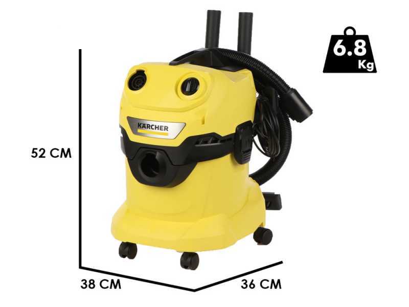 Karcher WD 4 V-20/5/22 - Aspirateur multifonction - 20 L - Bidon en plastique