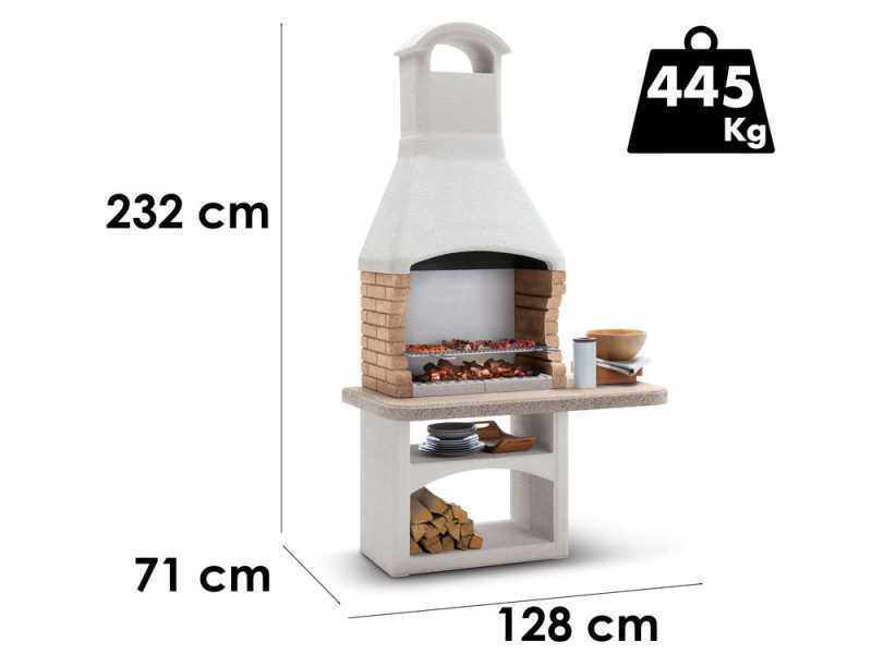 Palazzetti Boavista - Barbecue &agrave; bois et charbon en ma&ccedil;onnerie