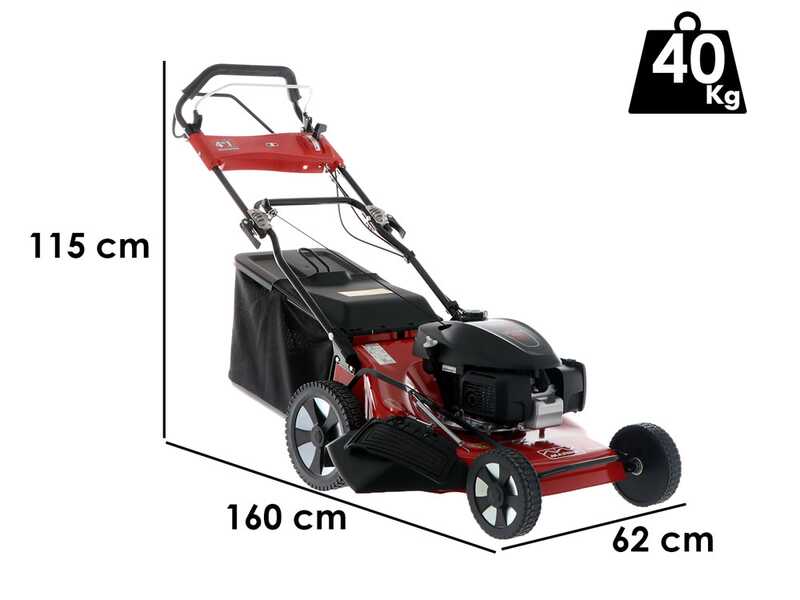 Marina Systems AGRI 57 SH 3V ZHW - Tondeuse &agrave; gazon thermique tract&eacute;e - Moteur honda GCVx 200