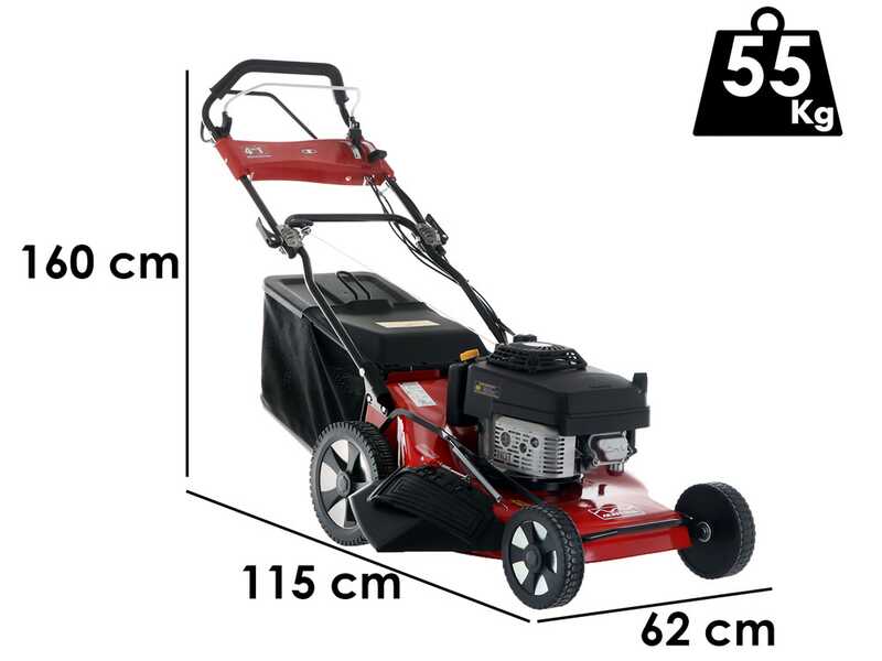 Marina Systems AGRI 57 SKW 3V ZHW  - Tondeuse &agrave; gazon thermique ctract&eacute;e - Moteur Kawasaki FJ180