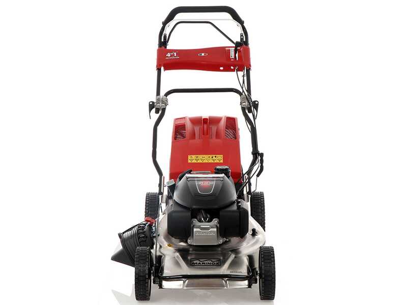 Marina Systems MX 55 3V - Tondeuse &agrave; gazon thermique tract&eacute;e - Moteur Honda GCVx 200 - Acier INOX 