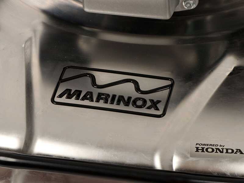 Marina Systems MX 55 3V - Tondeuse &agrave; gazon thermique tract&eacute;e - Moteur Honda GCVx 200 - Acier INOX 