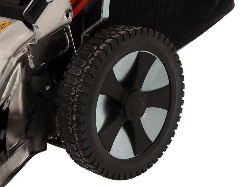 Marina Systems MX 55 3V - Tondeuse &agrave; gazon thermique tract&eacute;e - Moteur Honda GCVx 200 - Acier INOX 