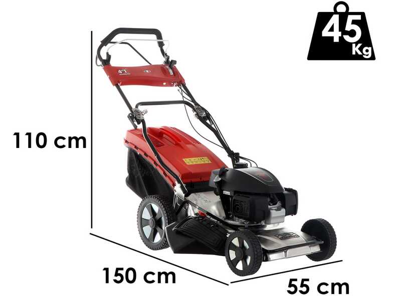 Marina Systems MX 55 3V - Tondeuse &agrave; gazon thermique tract&eacute;e - Moteur Honda GCVx 200 - Acier INOX 