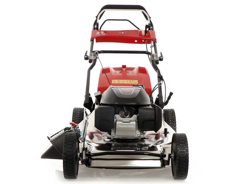 Marina Systems MX 57 3V - Tondeuse &agrave; gazon thermique tract&eacute;e - Moteur honda GCVx 200 - Acier INOX