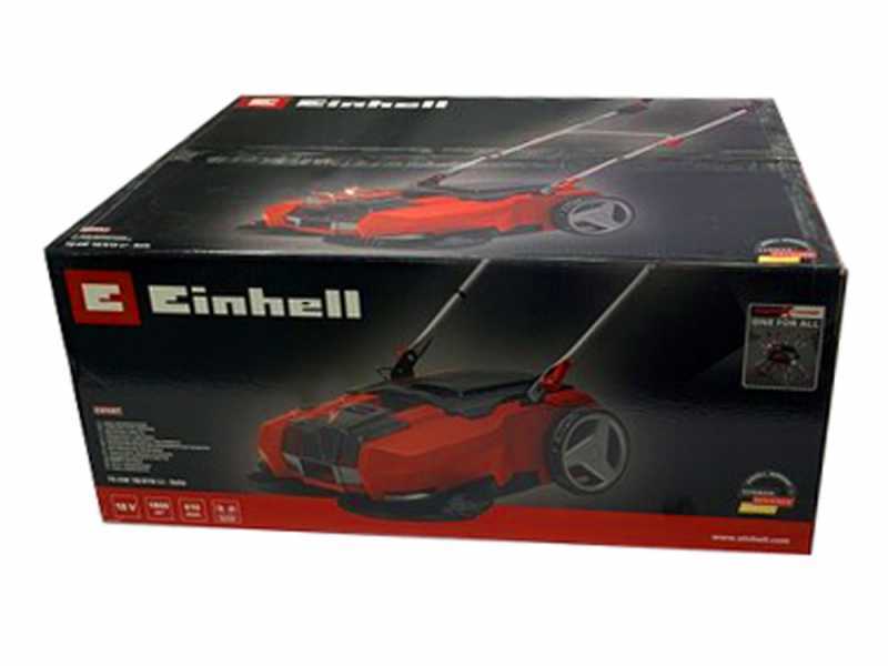 Einhell TE-SW 18/610 Li S - Balayeuse &agrave; batterie avec bac de ramassage - SANS BATTERIE NI CHARGEUR
