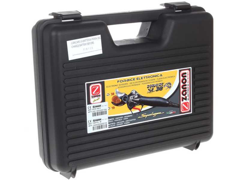S&eacute;cateur &eacute;lectrique de taille Zanon TIGER SL 38 - Batterie de 3,2 AH 50,4V - Avec harnais
