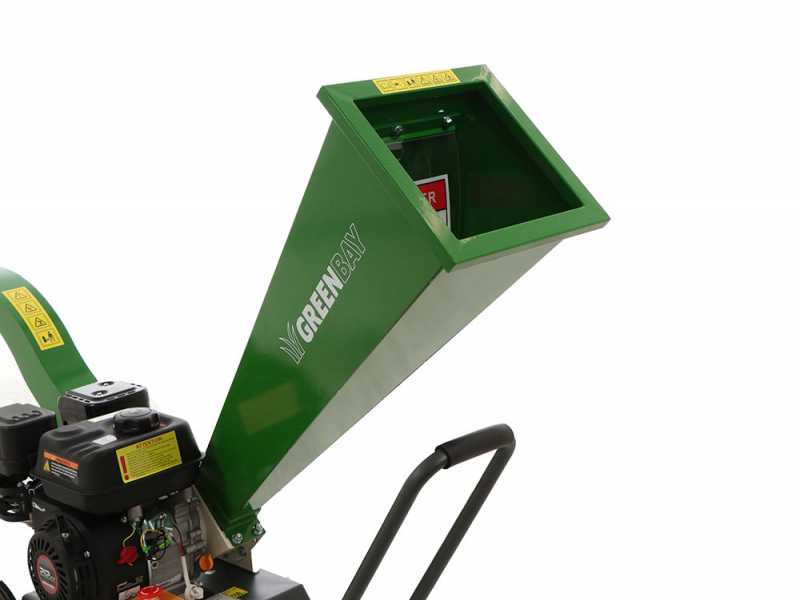 GreenBay GB-WRC 50 L - Broyeur de branches thermique - Moteur &agrave; essence 7 CV