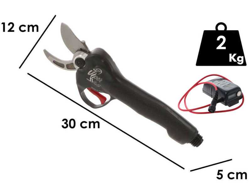 Zanon TIGER SL 38 - S&eacute;cateur &eacute;lectrique de taille sur perche fixe -  50.4V 3.2Ah - 100 cm