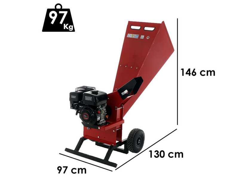 Broyeur thermique Blue Bird SHL 700 avec moteur Loncin 6.5 CV
