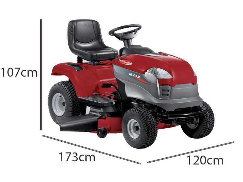 Tondeuse autoport&eacute;e Castelgarden XDL 210 HD  - hydrostatique - &eacute;jection lat&eacute;rale et mulching