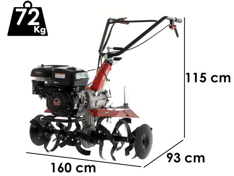 Benassi BL106C - Motobineuse &agrave; essence 7 CV - Moteur Hwasdan H170F