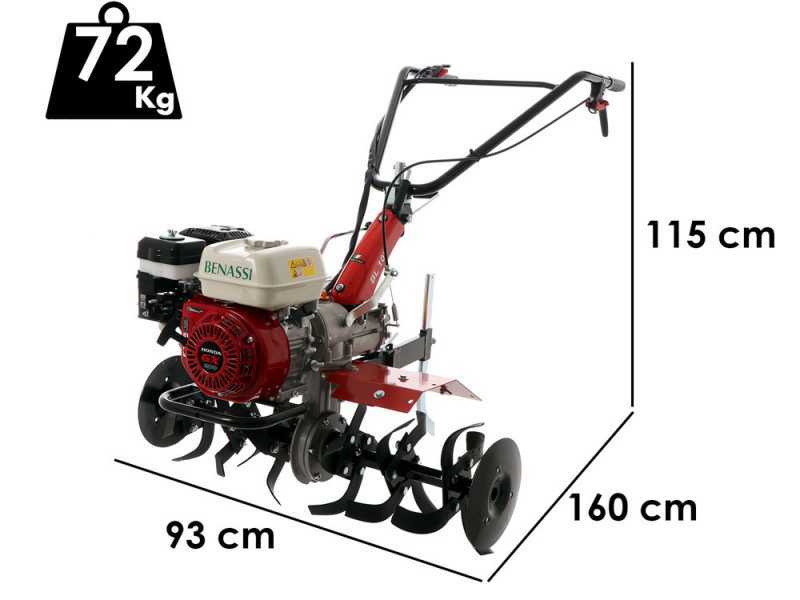 Motobineuse Benassi BL106H - Moteur &agrave; essence Honda GX200 - fraise de 90 cm