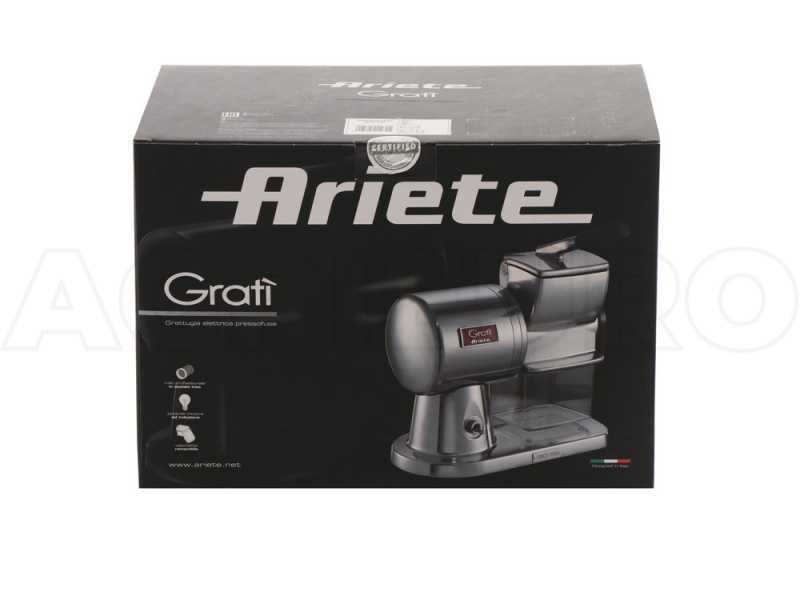 Ariete Grat&igrave; Superior - R&acirc;pe &eacute;lectrique 350 Watts - avec cuve herm&eacute;tique