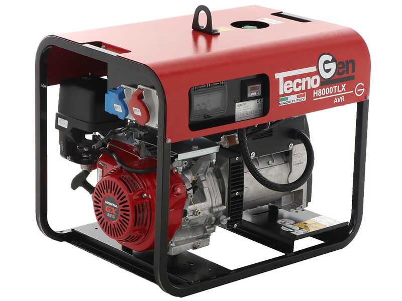 TecnoGen H8000TLX - Groupe &eacute;lectrog&egrave;ne de courant  6 kW - Continu 5.4 kW Triphas&eacute;