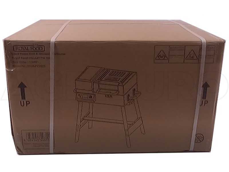 Royal Food Pelletto 150 L - Barbecue &agrave; pellets
