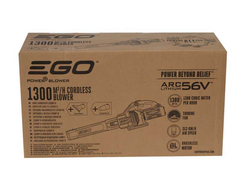 Souffleur &agrave; batterie EGO LB7650E avec moteur brushless - 56V - SANS BATTERIE NI CHARGEUR