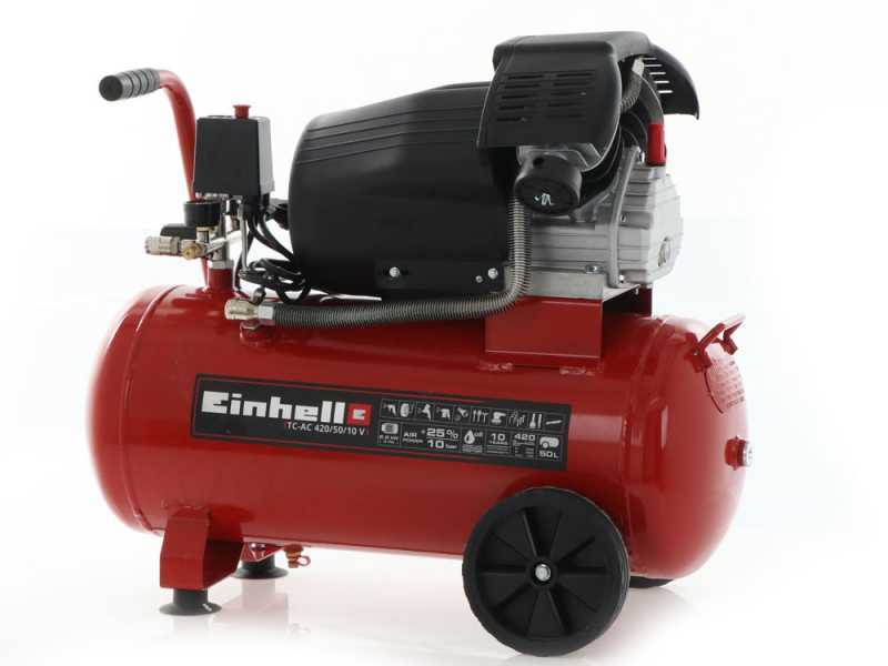Compresseur EINHELL - TC-AC 420/50/10 V - 2200W - 50L - Espace Bricolage
