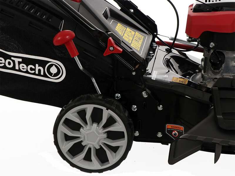 GeoTech S46-150 BMSG - Tondeuse &agrave; gazon thermique autotract&eacute;e - 4 en 1 - Coupe 46 cm