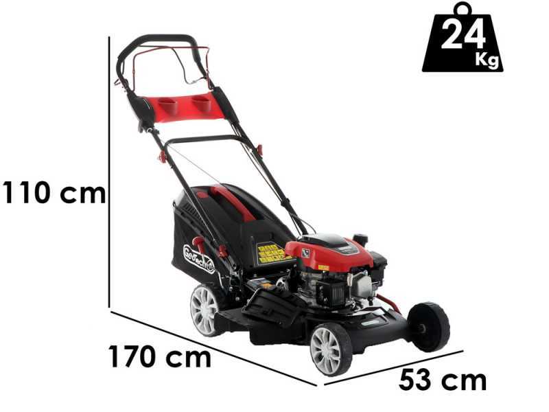 Tondeuse &agrave; gazon thermique autotract&eacute;e GeoTech S46-150 BMSG - 4 en 1 - lame de 46 cm