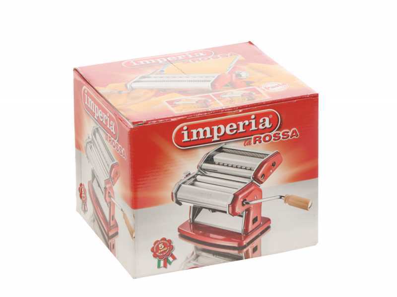 Laminoir &agrave; p&acirc;tes Imperia iPasta ROUGE - Machine manuelle pour p&acirc;tes fra&icirc;ches