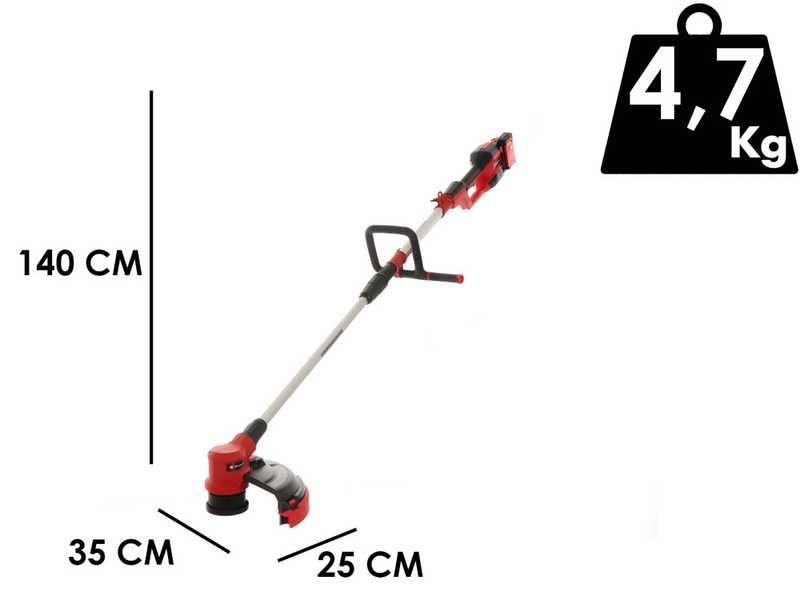 Einhell GE-LM 36 - D&eacute;broussailleuse multifonctions &agrave; batterie - 18V - 2x 4Ah
