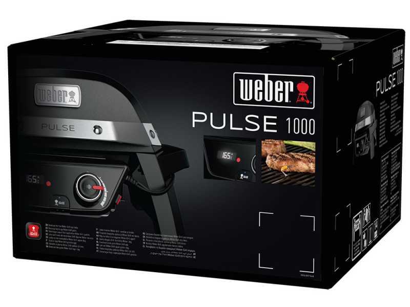 Barbecue &eacute;lectrique Weber Pulse 1000 - Surface de cuisson 41 x 31 cm