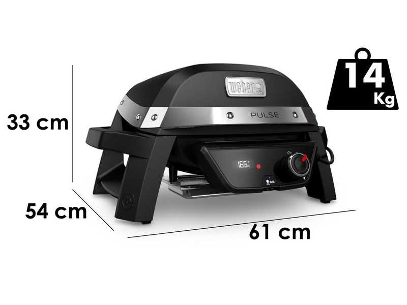 Weber Pulse 1000 - Barbecue &eacute;lectrique portable