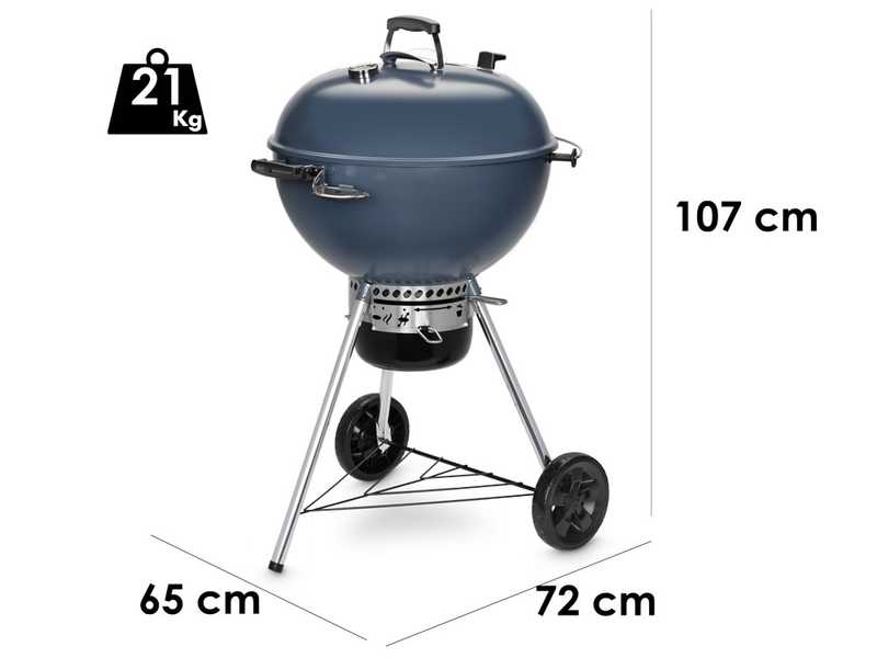 Weber Master Touch GBS C-5750 Slate Blue - Barbecue &agrave; charbon