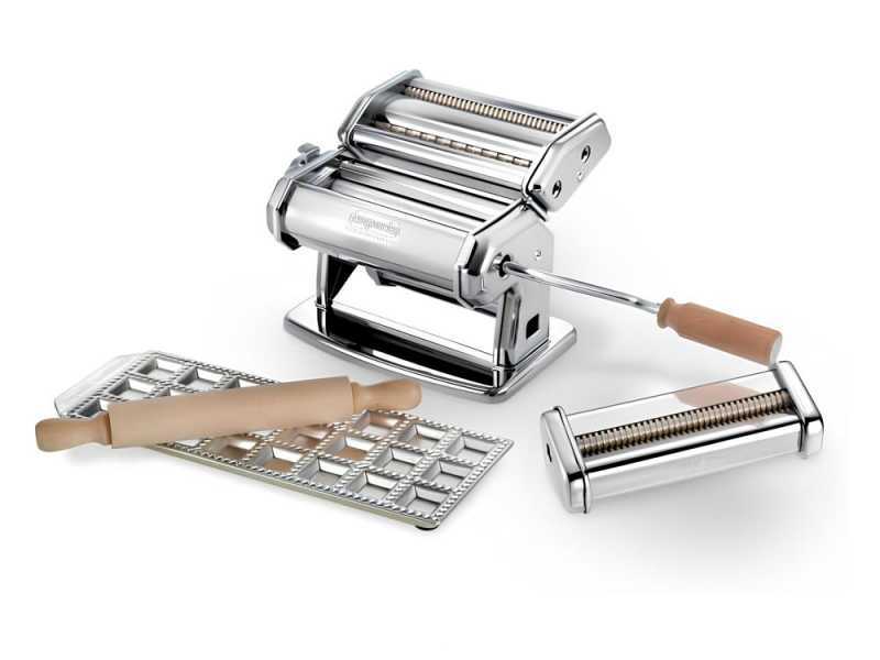 Imperia Pastaia Italiana - Laminoir - Machine &agrave; p&acirc;tes manuelle en INOX