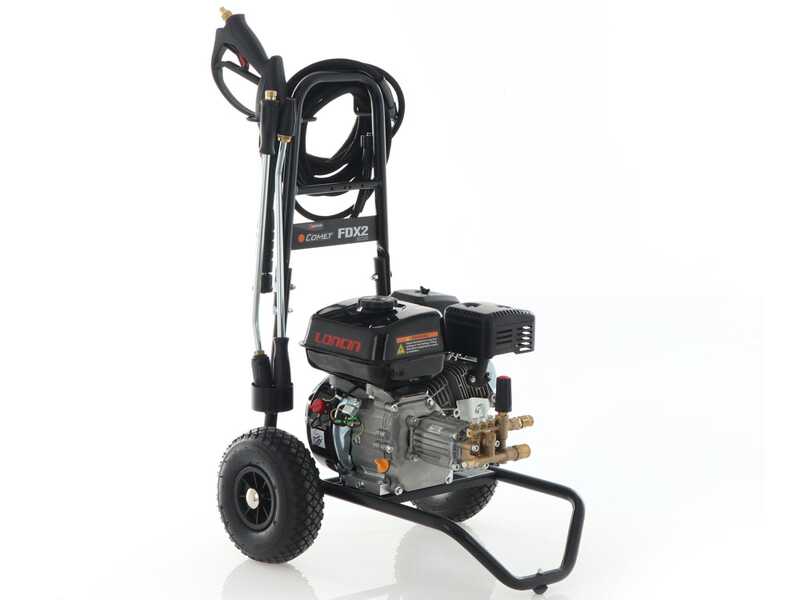 Comet FDX2 CXD 10/220 - Nettoyeur haute pression thermique - 220 bar - 600 l/h - Moteur Loncin G200FA &agrave; essence