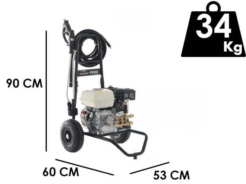 Nettoyeur haute pression thermique Comet FDX2 CXD 10/220 - Moteur Honda GP 200 - &agrave; essence