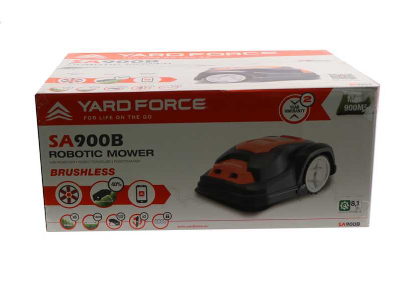 Yard Force SA900B - Robot tondeuse - Gestion via APP - Bluetooth int&eacute;gr&eacute;