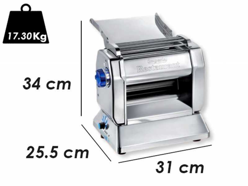 Imperia New Restaurant - Laminoir - Machine &agrave; p&acirc;tes &eacute;lectrique en INOX 160W