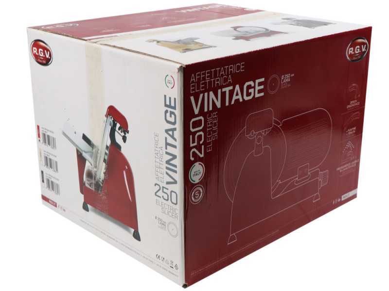 RGV Vintage 250 Ivory - Trancheuse avec lame tremp&eacute;e 250mm - 140W