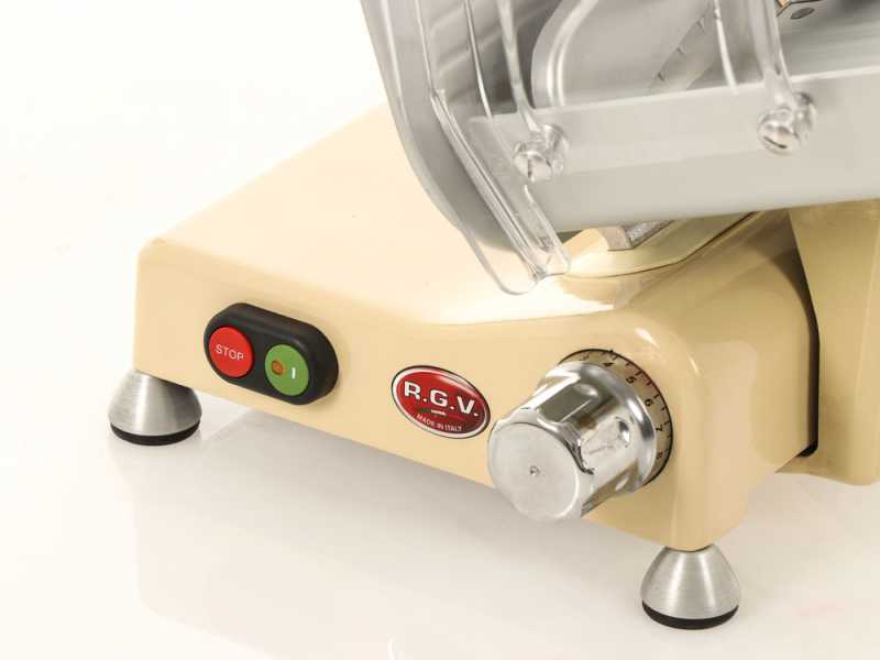 RGV Vintage 250 Ivory - Trancheuse avec lame tremp&eacute;e 250mm - 140W