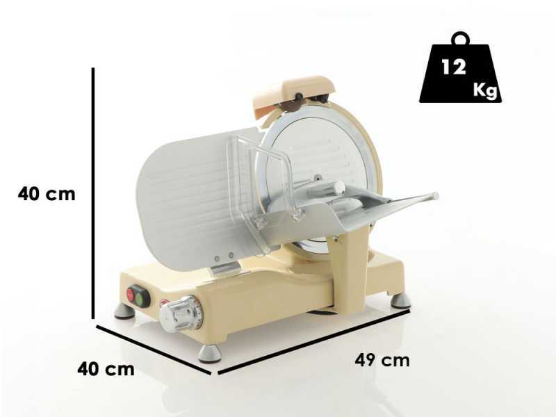 RGV Vintage 250 Ivory - Trancheuse avec lame tremp&eacute;e 250mm - 140W