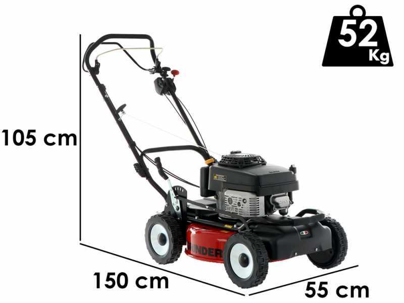 Tondeuse mulching Marina Systems GRINDER 52 VKW - Avec moteur Kawasaki FJ180V - Coupe 52cm - Double lame mulching