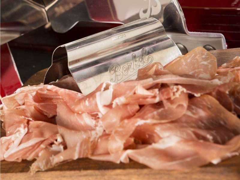 Berkel B2 Noir - Trancheuse &agrave; volant avec pi&eacute;destal - Lame en acier chrom&eacute; de 265 mm