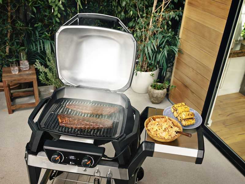 Barbecue &eacute;lectrique Weber Pulse 2000 avec chariot - Surface de cuisson 49 x 39 cm